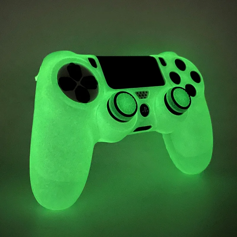 Светящийся в темноте Мягкий силиконовый чехол для телефона для PS4 / PS5 /Xbox One S / Xbox серии S X геймпад джойстик чехол корпус контроллера кожного покрова
