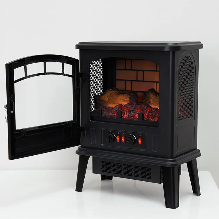 Oem odm 1500W 120V fireplace stove freestanding electrical fireplace indoor