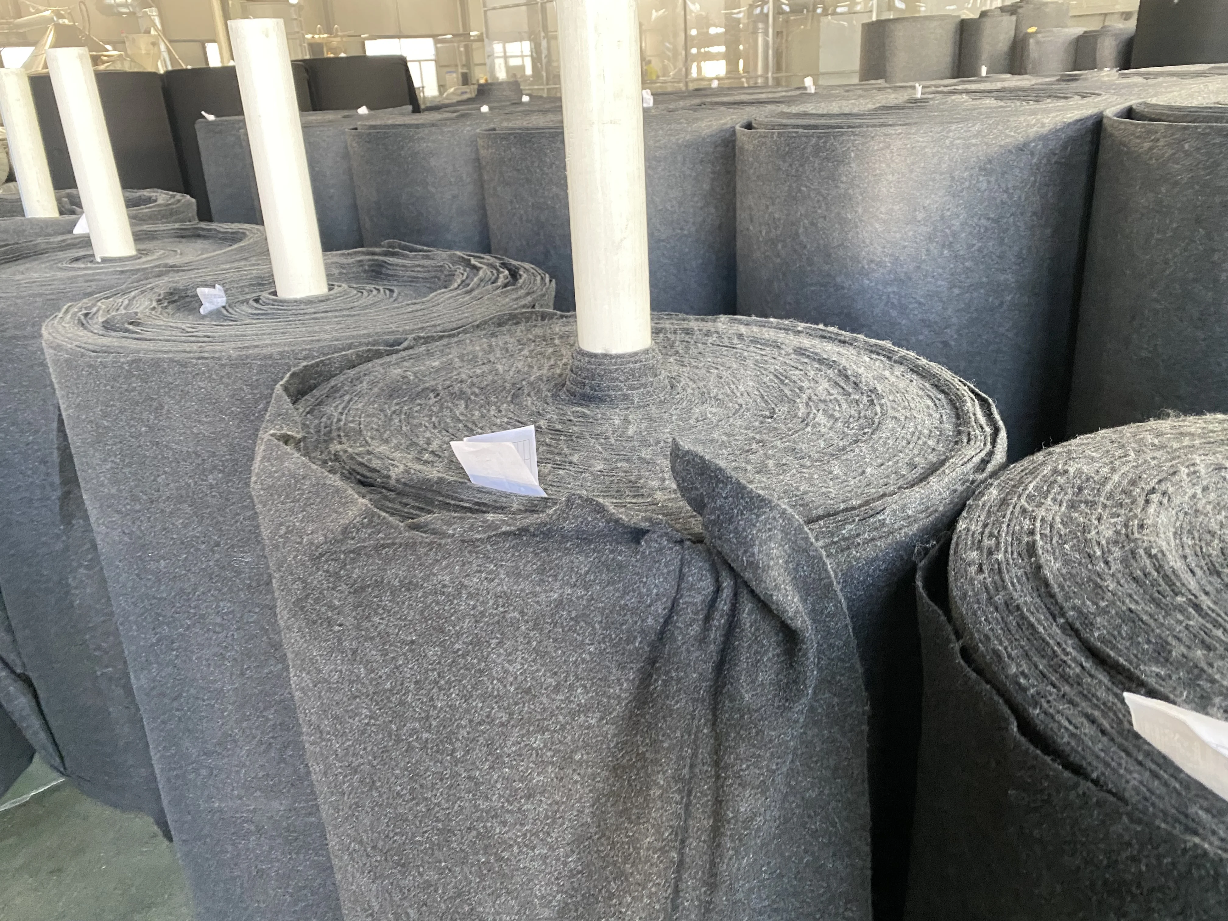 Customized 3~10mm Hard and Soft Nonwoven Felt  4 Way Stretch Car Interior Van Lining Carpet Soundproofing Felt For Auto