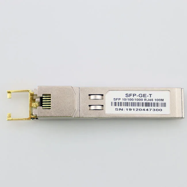 Совместимый модуль приемопередатчика 1000Base-T SFP RJ-45 меди