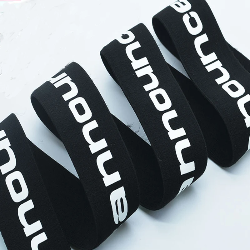 Factory Wholesale Custom Fashion1inch 30mm 32mm 50mm  Logo Durable Recycled Polyester /Nylon Jacquard  Woven Bag Webbing