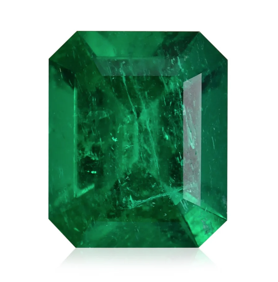 COLOMBIAN Emerald, Emerald Shape, Minor, Certified Emerald Loose Gemstone Precious Gemstone