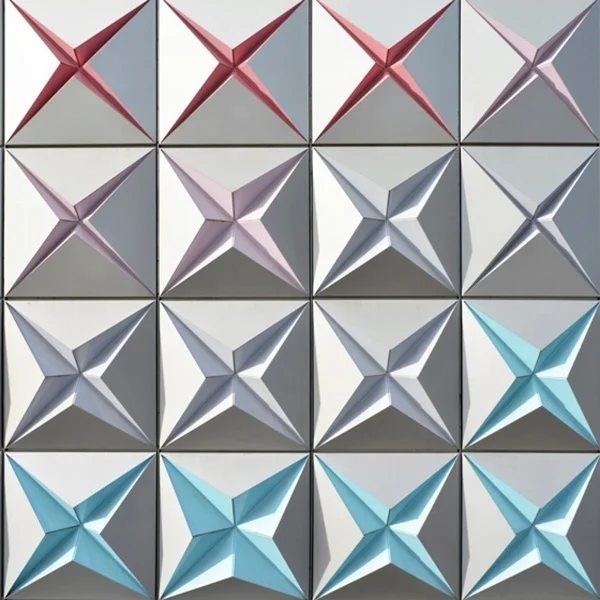 Aluminum Wall Cladding Exterior Sheet Facade Panels KH-CS-AEC-054