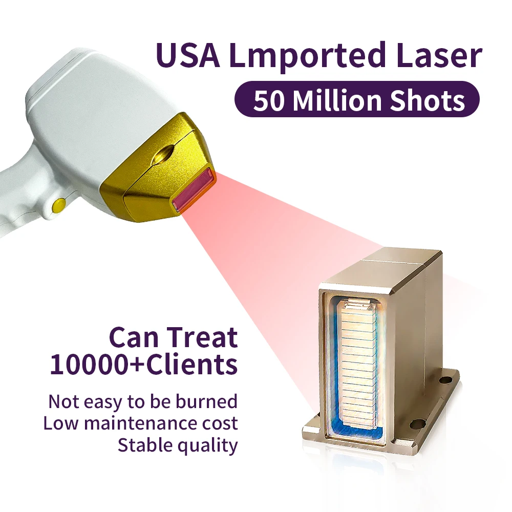 2024 Hottest Medical CE TUV 808nm laser diode 755 808 1064nm Diode Laser Hair Removal Beauty Machine