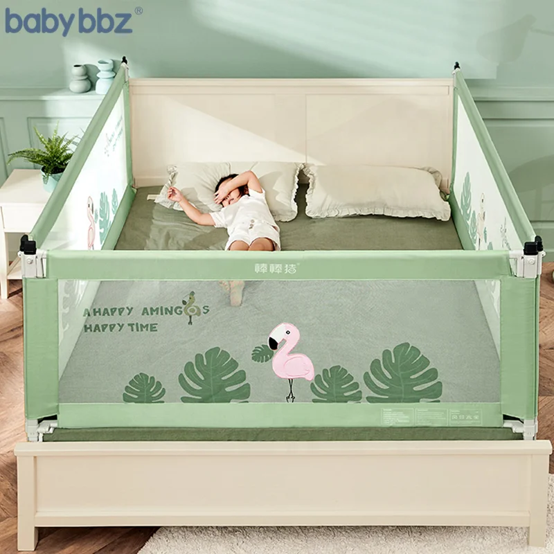 
2021 Wholesale Babybbz 59 Inches Toddler Bed Rail Fold Down Safety Baby Bed Guard 