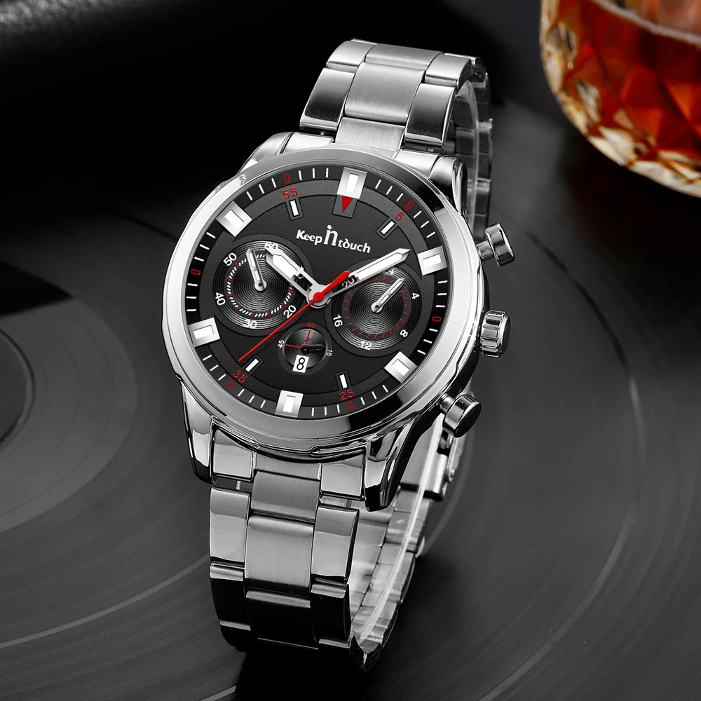 Waterproof Male Wrist Watch Wholesale Businessmen Sport Quartz Watch Custom Your Logo Quartz Luxury Watches Men