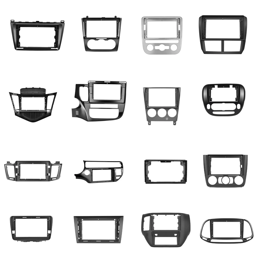 Universal Car radio frame Factory direct sales touch screen navigation panel dvd player frame Android fascia