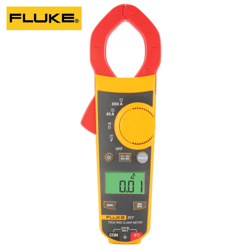 Digital clamp meter FLUKE 317 319 flexible current clamp multi-function F312 600A 1000A multimeter