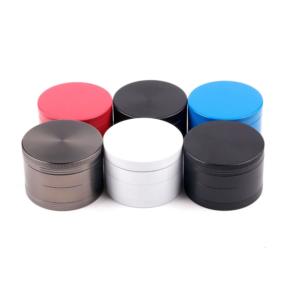 JUJI Custom Logo Herb Grinder Fancy Colorful Portable 63mm Manual Tobacco Grinder Herbal herb Grinder