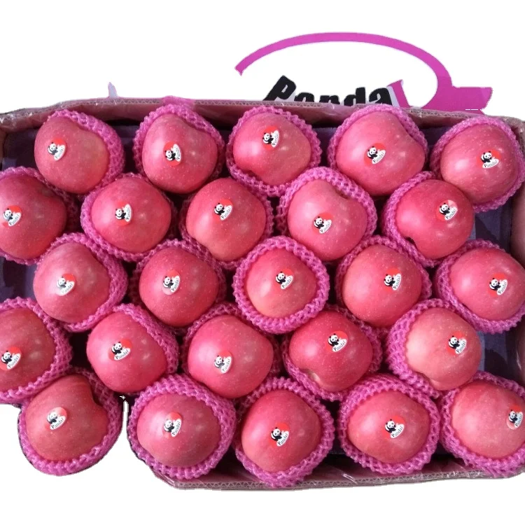 
 Yantai свежие фрукты красное яблоко fuji Лучшая цена экспортер в Китае  