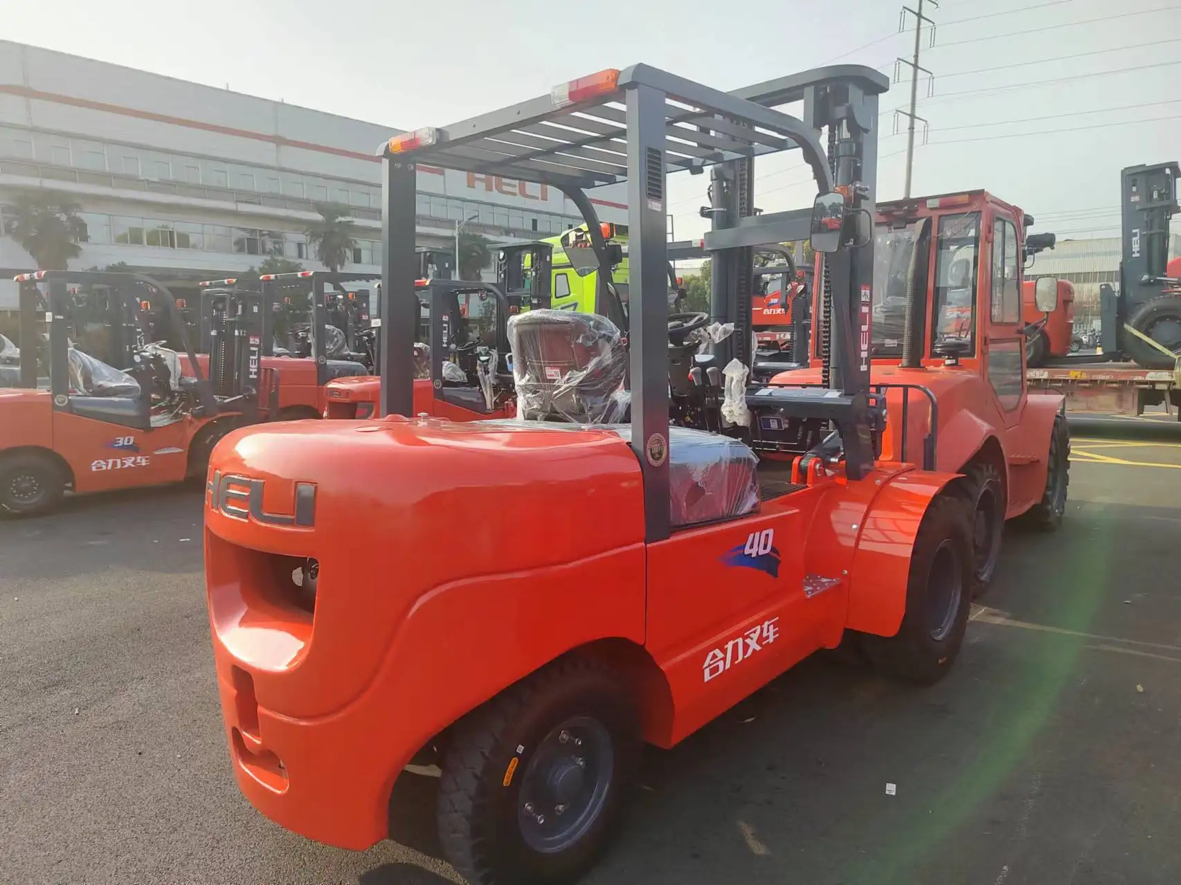 freeship High Quality Heli 4T Forklifts CPCD40 Great Logistic Equipment cheap original Truck new/used second hand forklift EPA