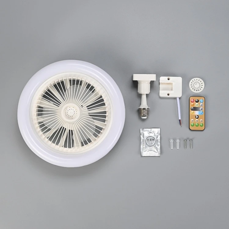 Factory Price  Adjustable Tricolor Fan Light Ceiling Fan Light and Remote Celling Fans with Light