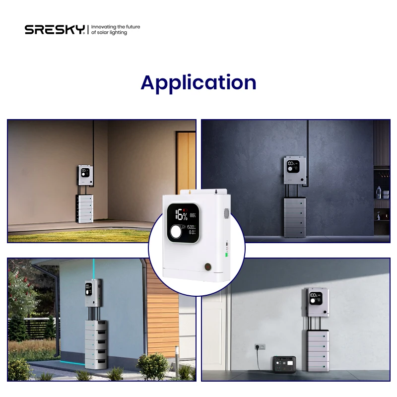 SRESKY Pure Sine Wave smart 3kw Hybrid Solar Inverter 220V Solar Inverter with Smart Screen Display