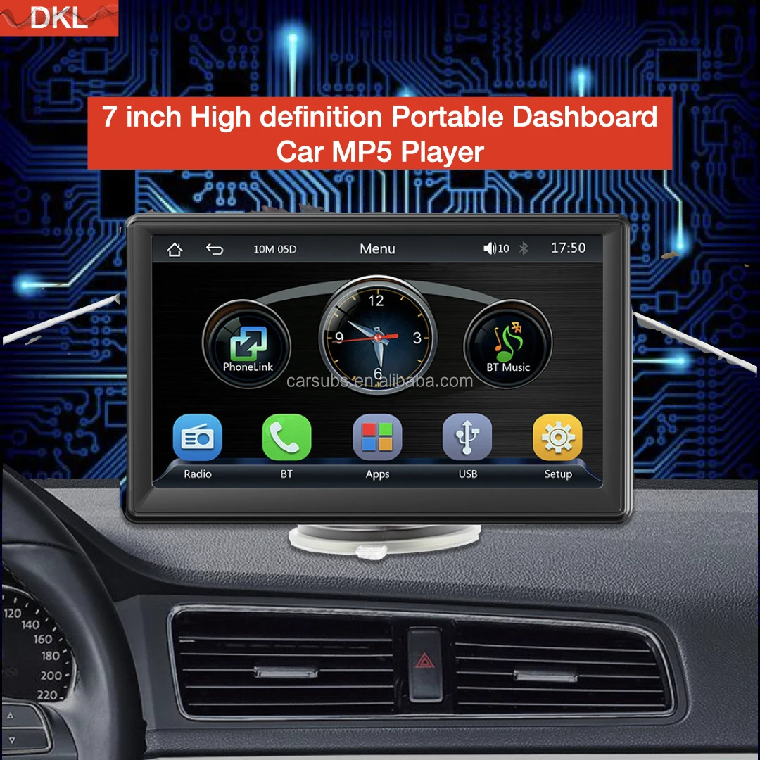 7 inch Car MP5 Player USB TF card music Android Auto Mirror Liink Carplay All in one Car Music stereo Portable Car MP5 player