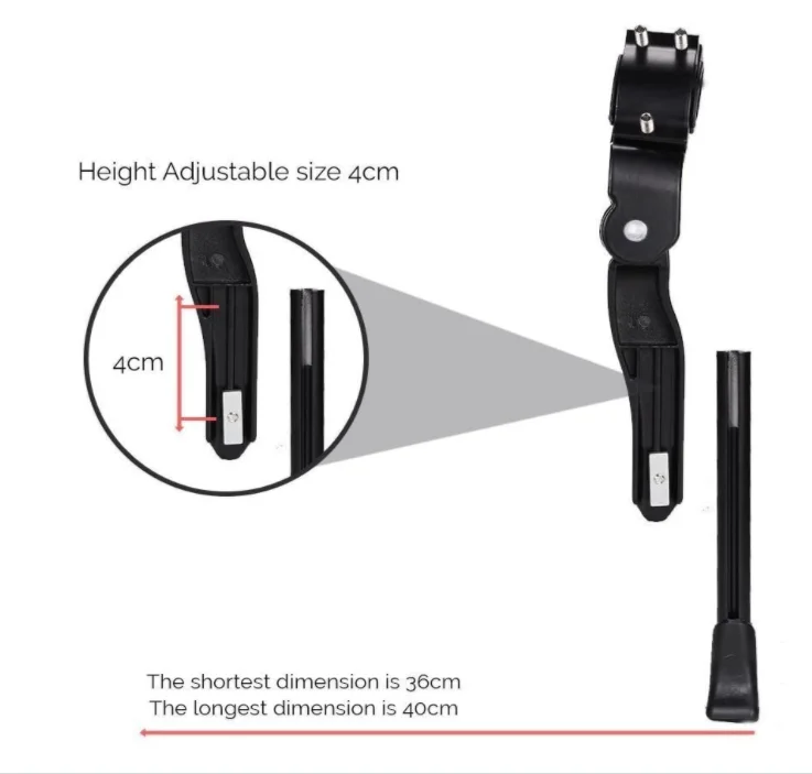 Подставка для велосипеда, регулируемая подставка из алюминиевого сплава для велосипеда 22/24/ 26/27.5