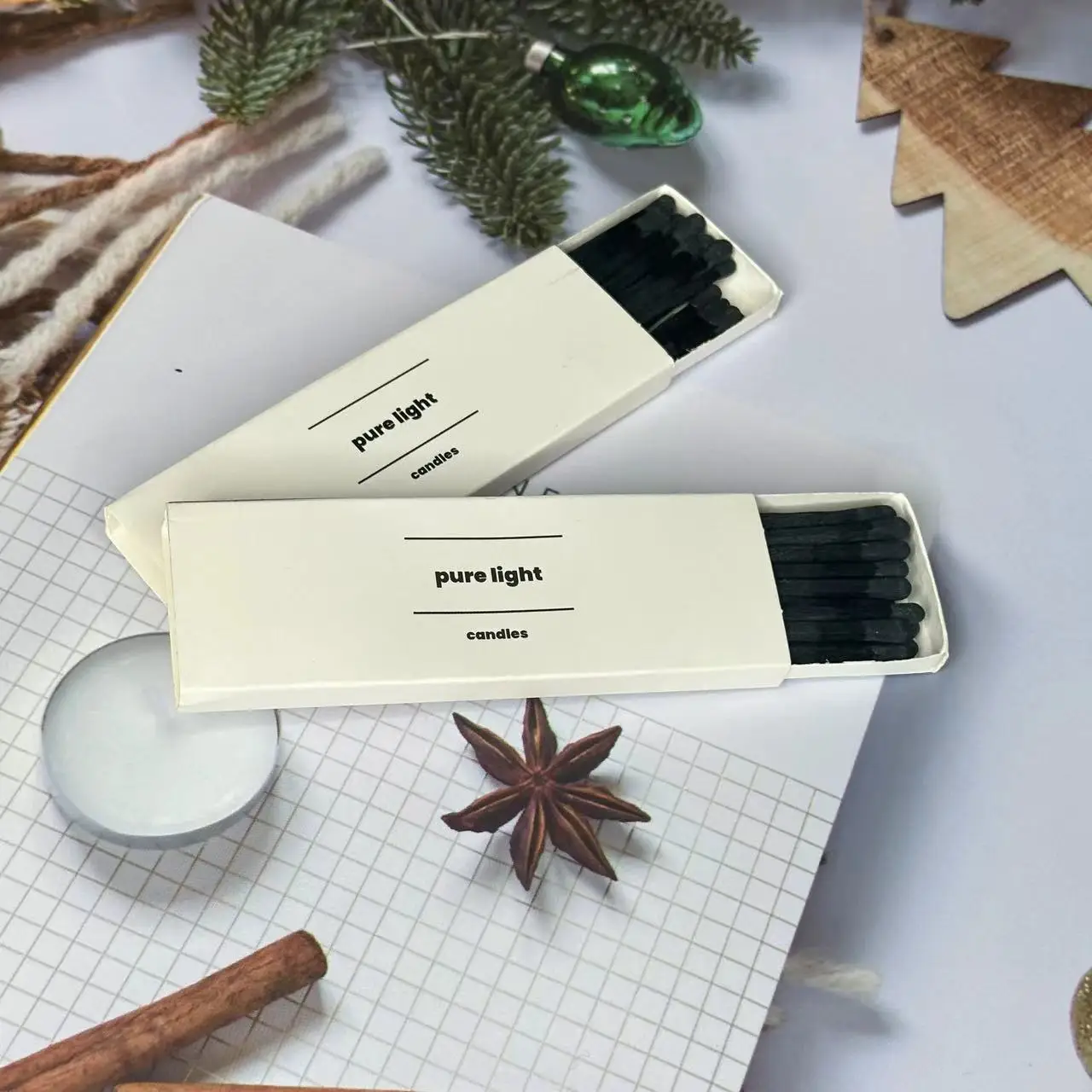 RSP Factory Promotes Direct Sale of Cheap Box Matches Private Customized Logo Labels Aromatherapy Candles Safety Matches