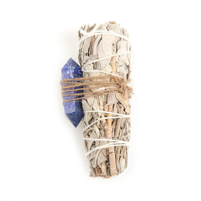 California White Sage Grass Peru Holy Wood Crystal Original Stone Aroma Stick Indoor Purification Yoga Meditation Aroma