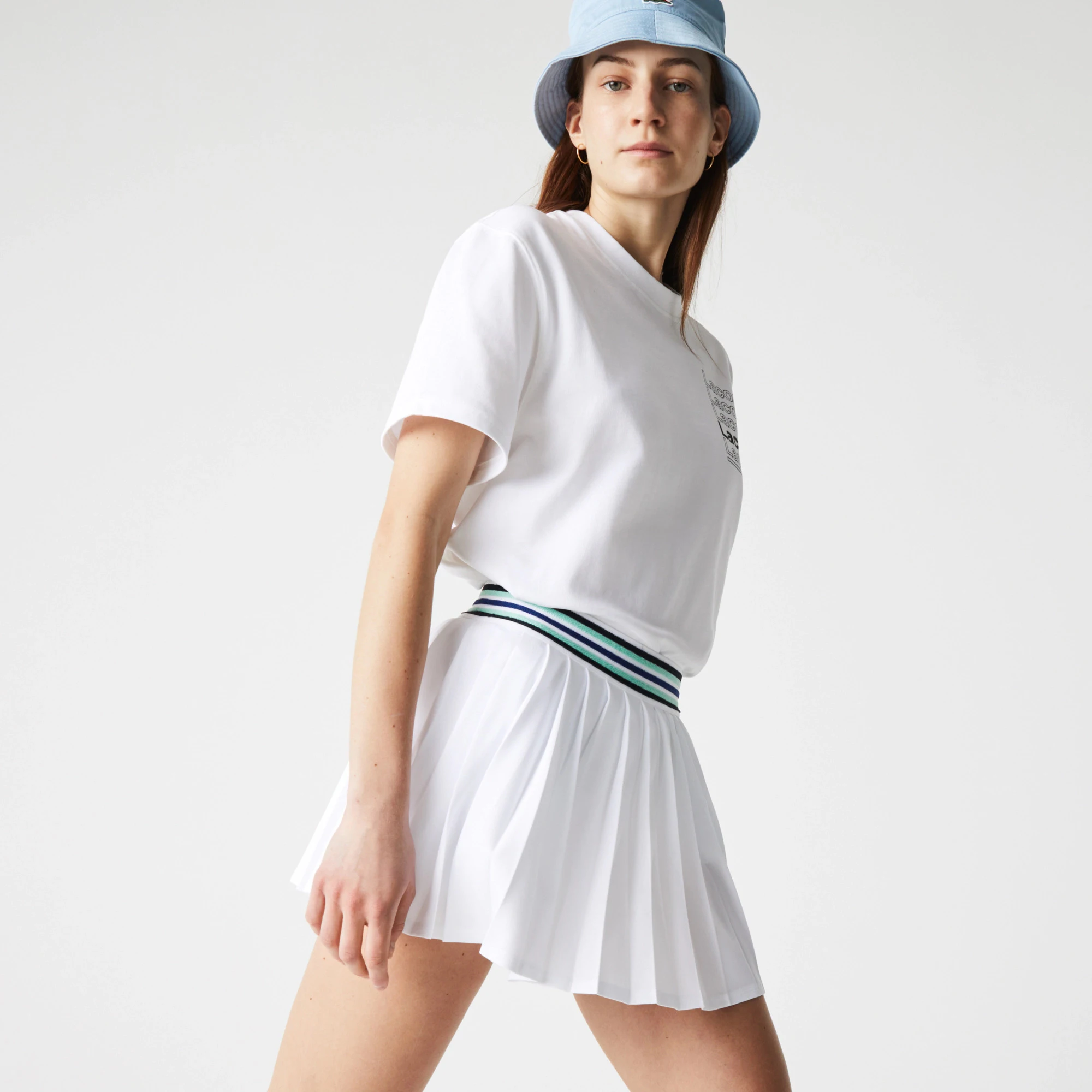 White Custom Fashion High Quality 2 Piece Women Tennis Wear Shorts Skirt