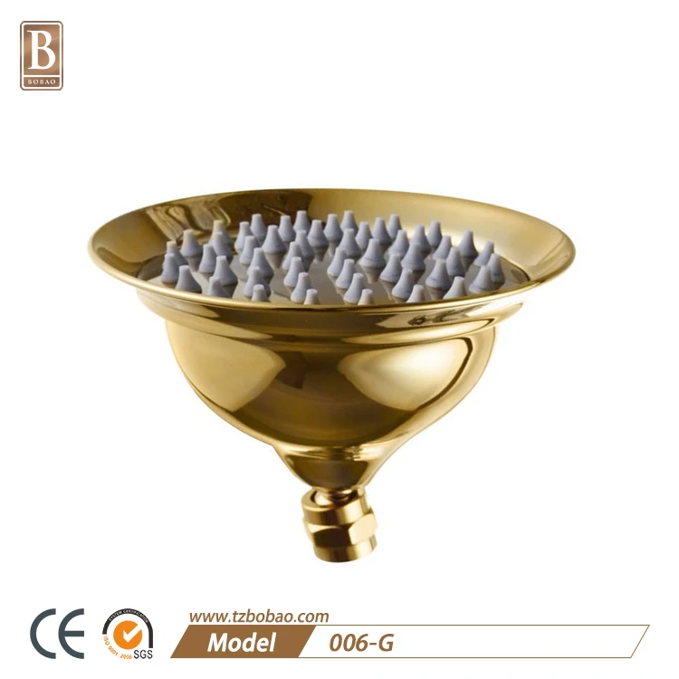 Good Quality Bathroom Accessories 8 Inch Antique Brass Rain Waterfall Top Shower Head