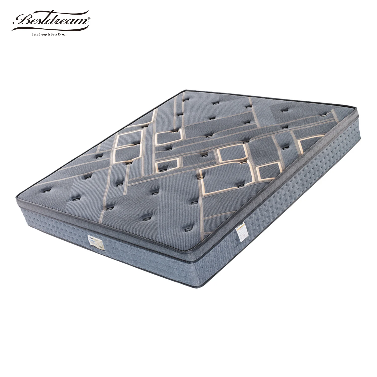 Factory Direct Wholesale Supply Foam Mattress Pocket Spring Mattress For Hotel Bed
