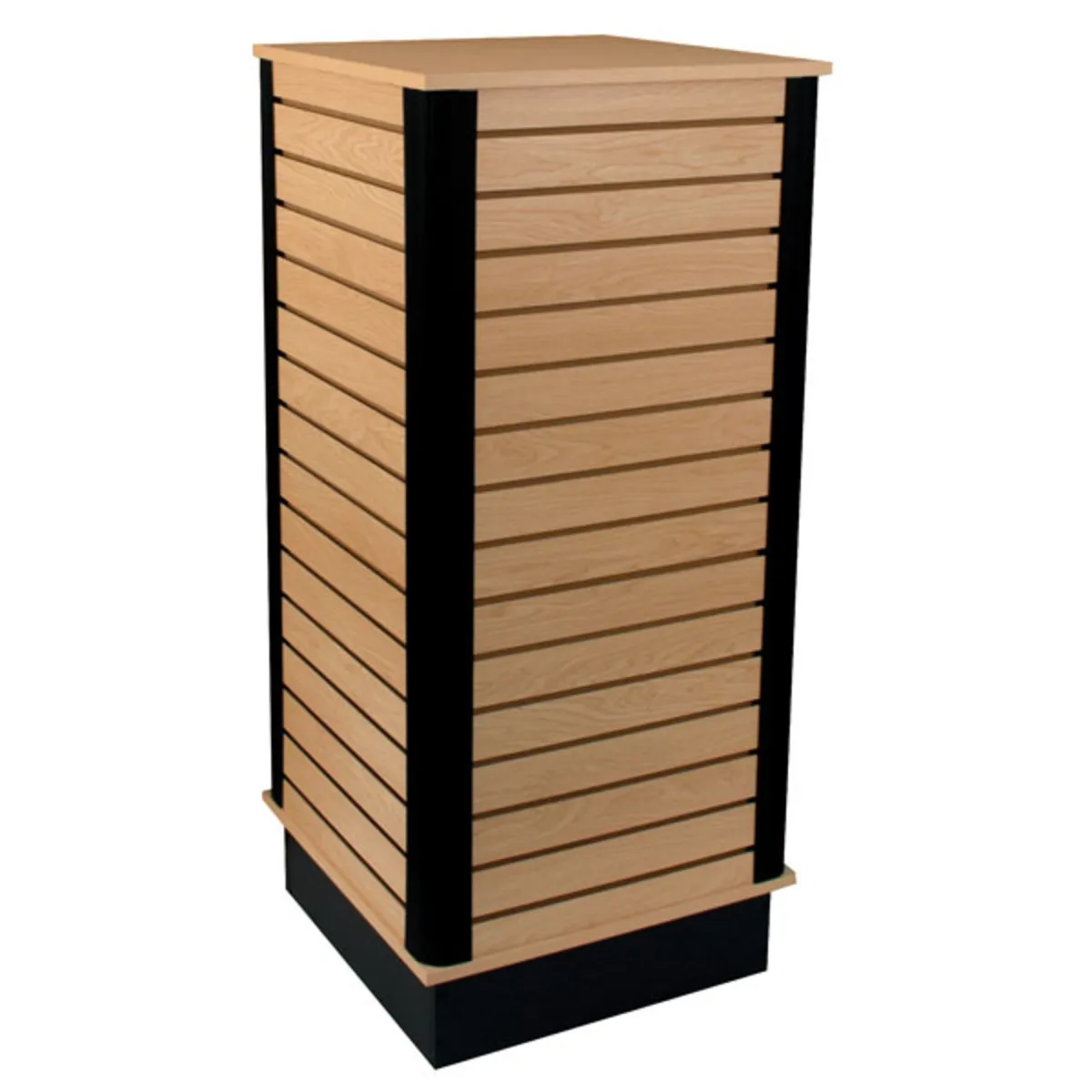 Кеуэй вращающийся куб дизайн MDF slatwall панели Витрина