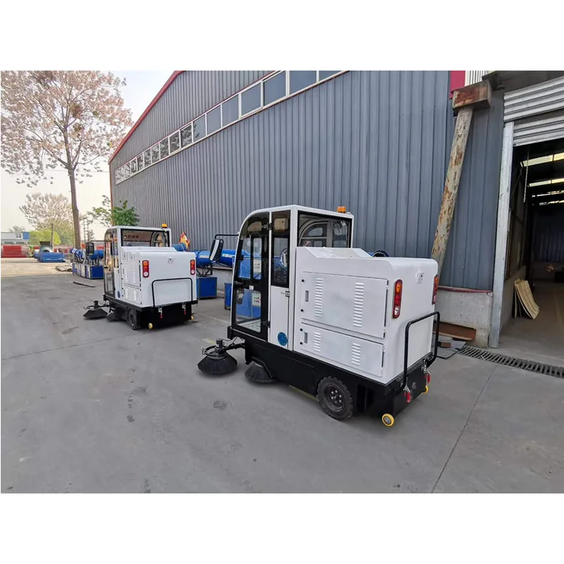 Driving sweeper dust garbage dust tree leaves electric sweeper community road and street cleaning vehicle