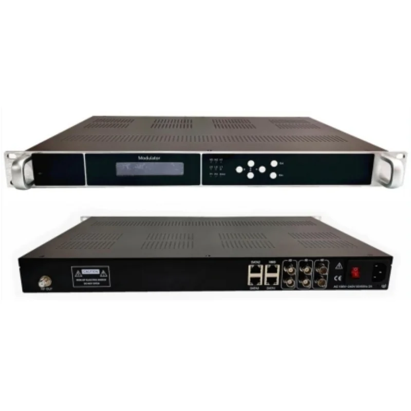 CATV IP to 16 32 QAM modulator 16 32 DVB-C non-adjacent carriers modulator with IP ASI input