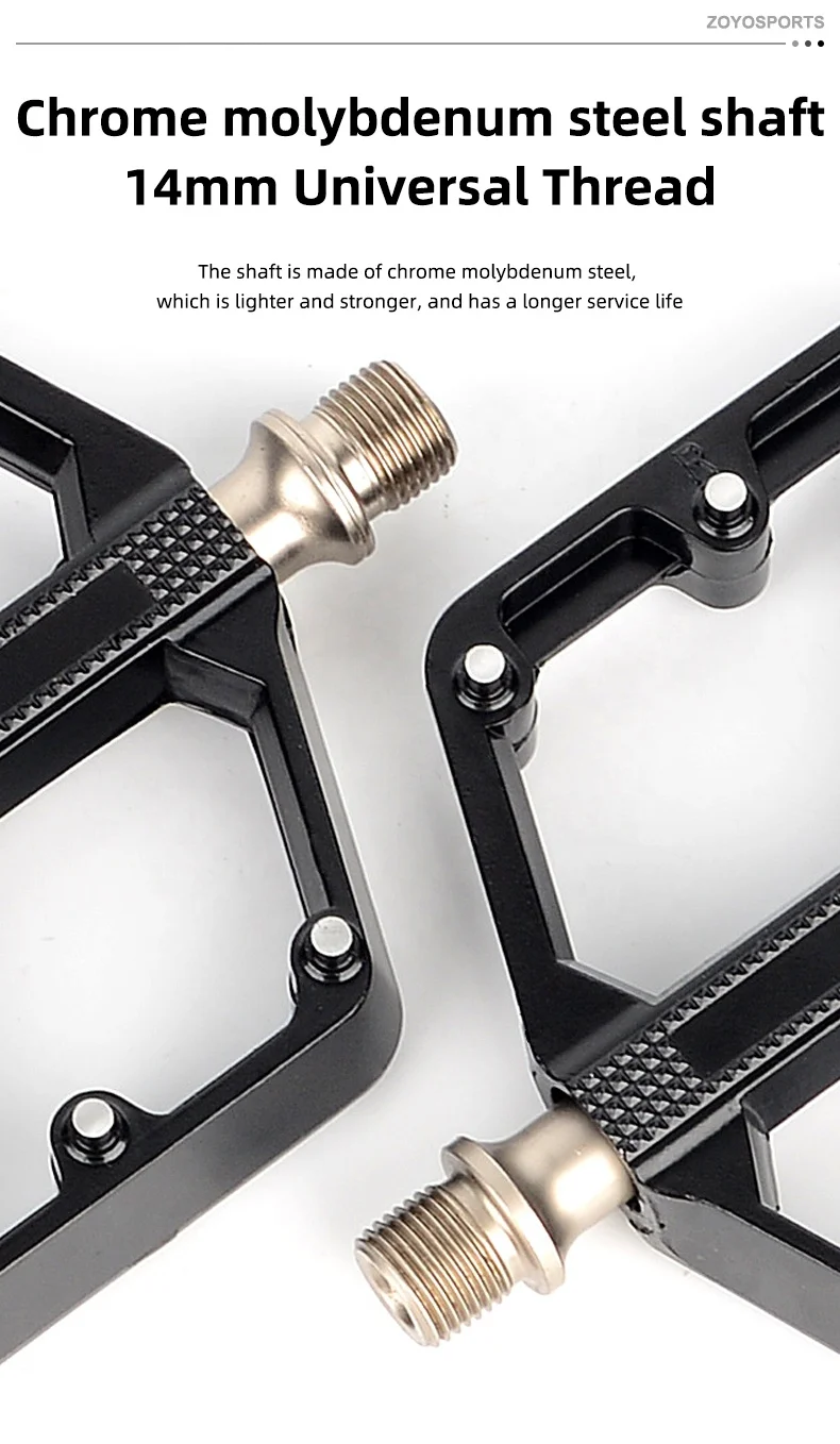 Guaranteed Colorful 3 Bearing Bicycle Pedal For Outdoor Sports Ultralight Bicycle Parts MTB Road Bike Parts Aluminium Alloy