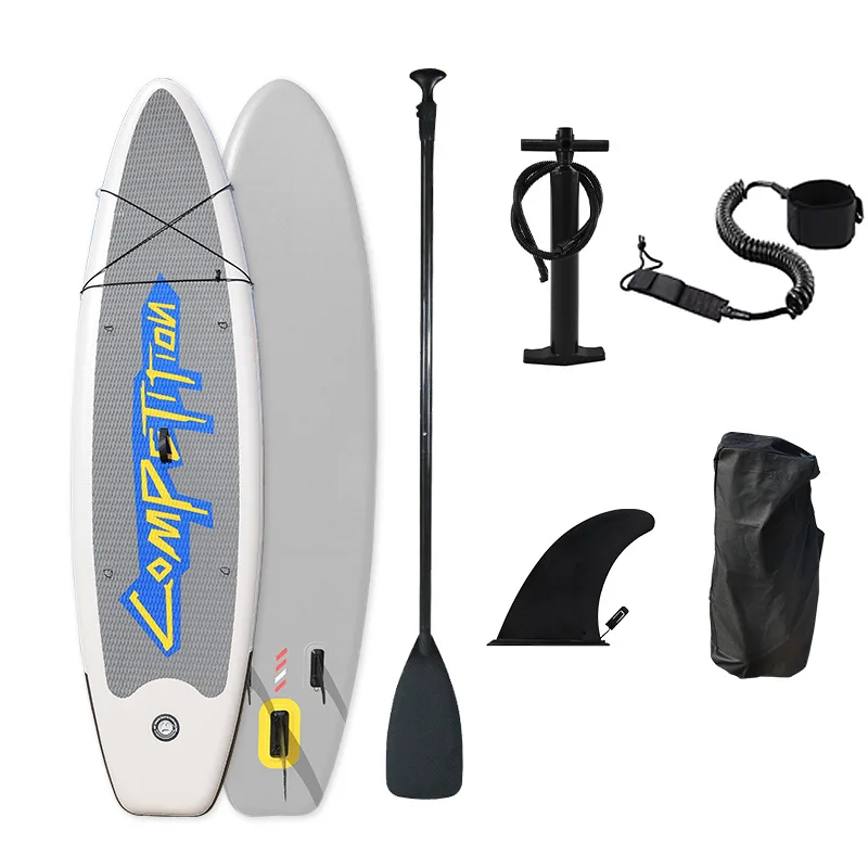 Newest Style Reusable Sup Inflatable Skiing Board Water Standing Speed Adult Paddle 3.2M Water Surfboard