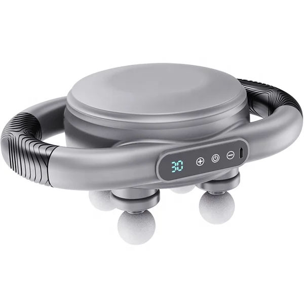 4 Heads Muscle Massage Gun Instrument Electric Large-Strength Whole Body Big Leg Relaxation Multi-Head Massage Gun