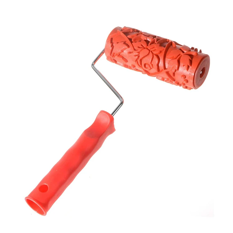 Paint Roller Cover 180mm Pattern Embossing Cylinder Art Wall Printing Brush Roller Suitable for All Interior Coating