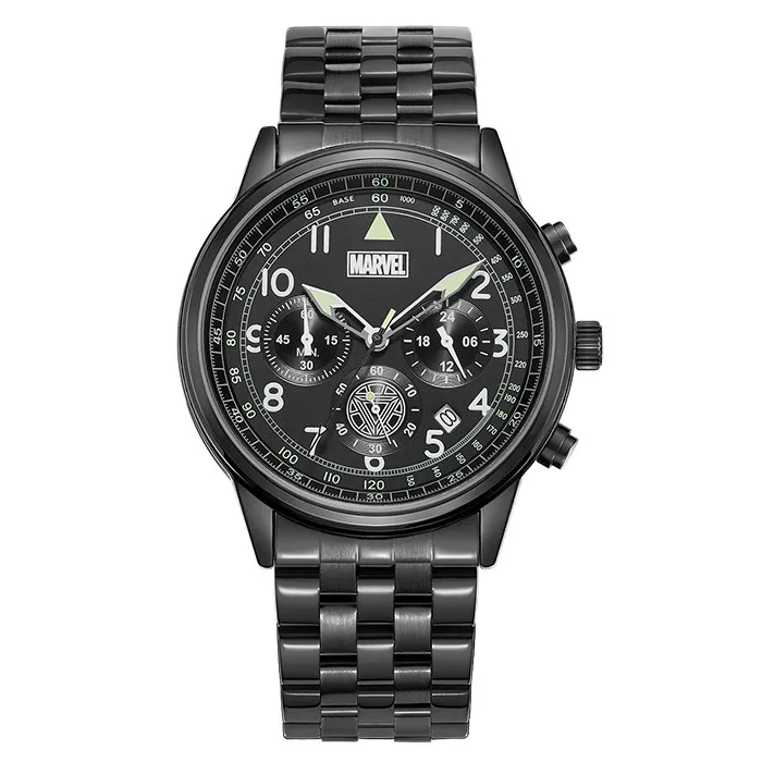 2022 IMISS New Arrive Men Watches Stainless Steel Black Waterproof Luminous Japan Quartz Business Casual Simple Luxury Clock