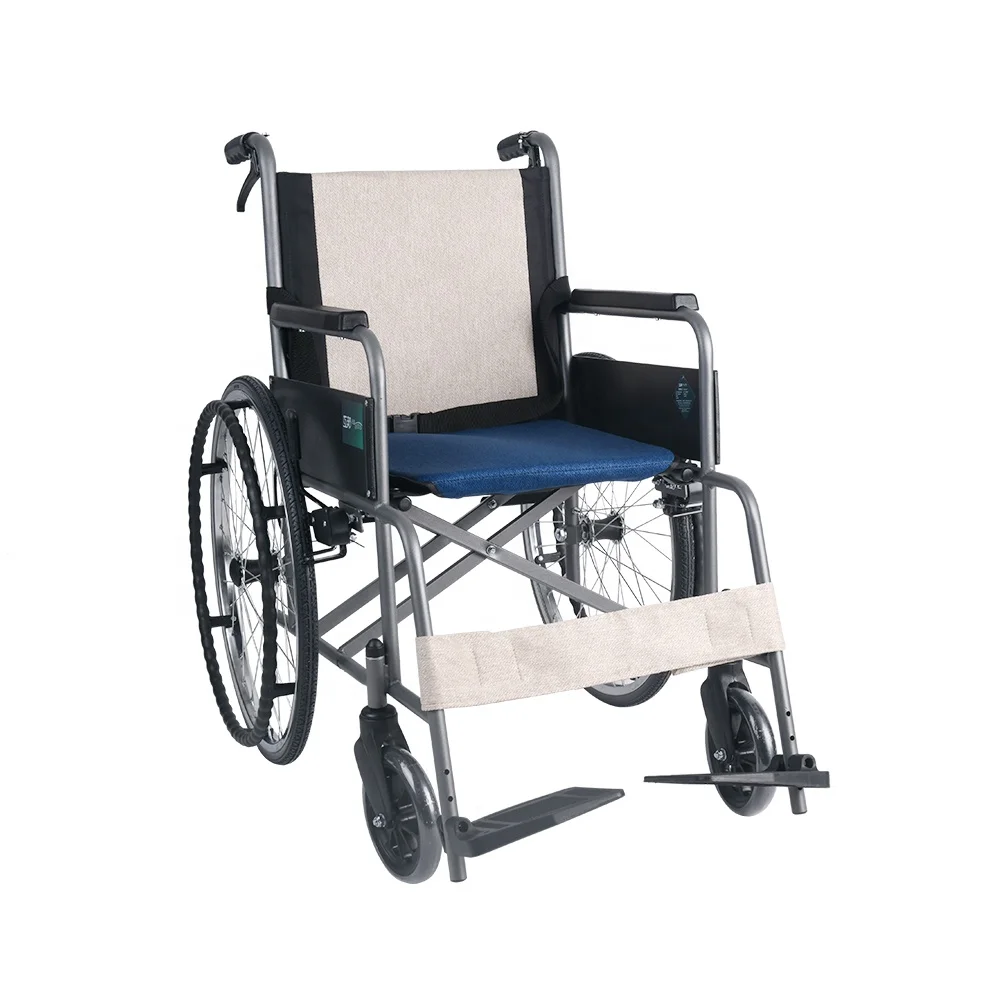 Best Selling Use For Home And Hospital  Manual Stair Climbing Wheelchair Foldable Manual Wheelchair For Elderly People
