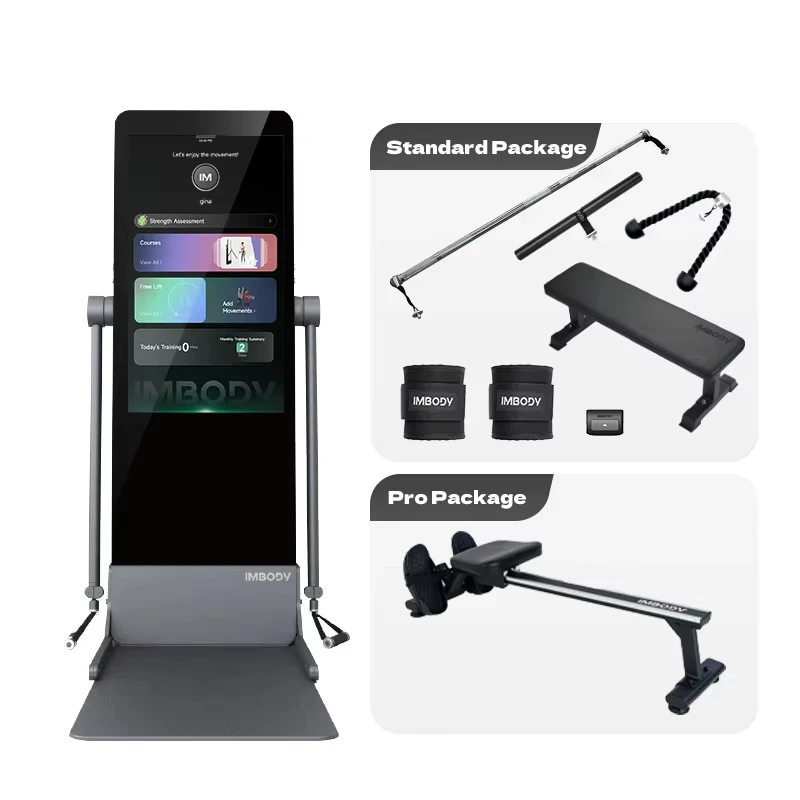 Smart Mirror Strength Training Mirror Smart Gym Fitness Mirror Multi Gym Machine Strength Training Equipment Home Trainer
