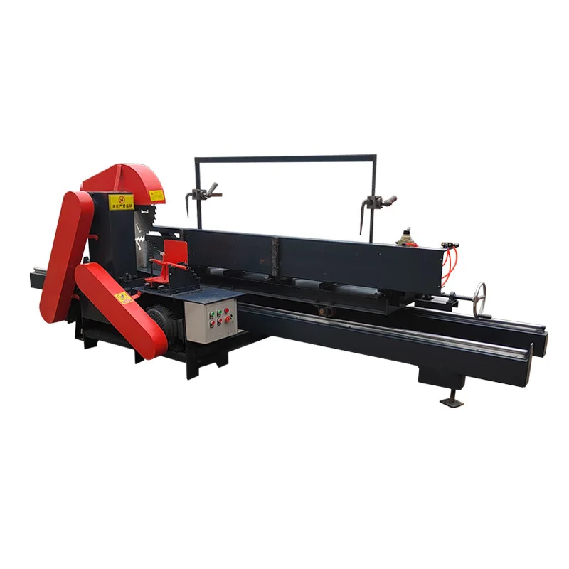 Brand New 380V Horizontal Square Wood Push Semi-Automatic Circular Saw 380V Horizontal Log Cutting Board Saw Saw Machine