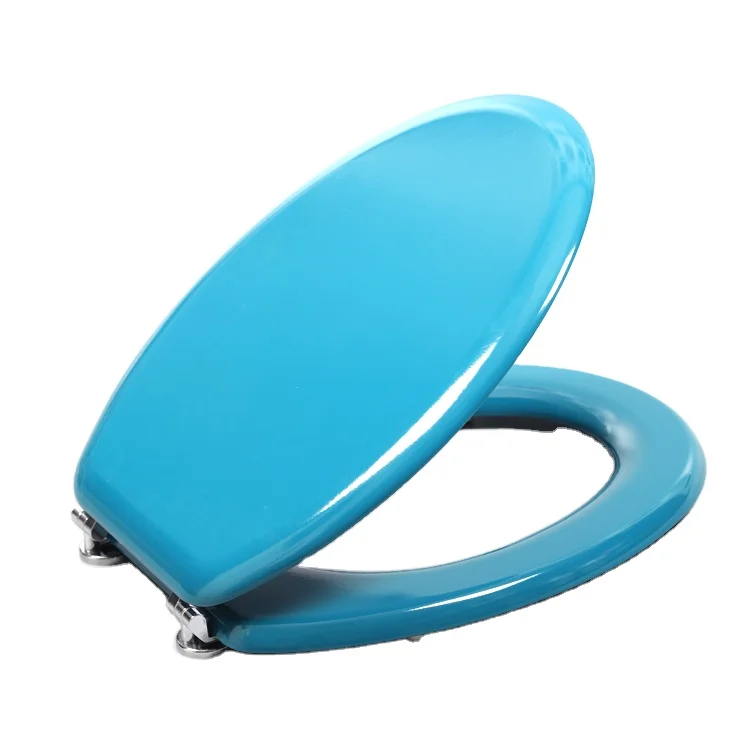 Angel Shield  Molded Wood blue coloured cheap china modern sanitary ware wc children waterproof elongated toilet seat covers