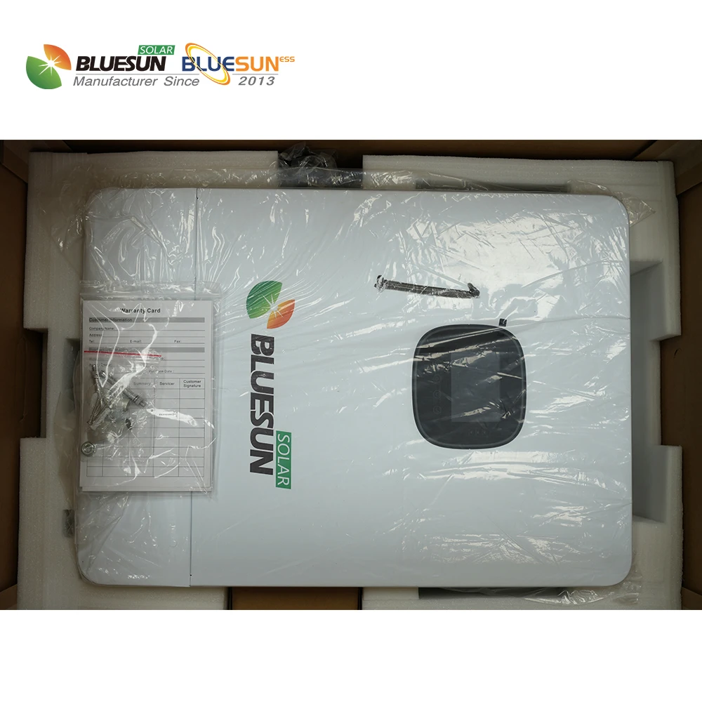 Bluesun Best Price 10KW Off grid solar inverter 2 mppt Low voltage 48V 120V/220V 50/60Hz Split Phase For Ecuador