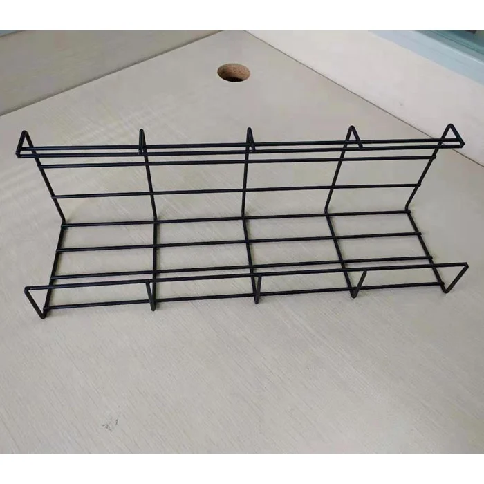 Black Metal Cable Tray for Office Table Wire Table Cable Tray Cheap Desk Cable Tray