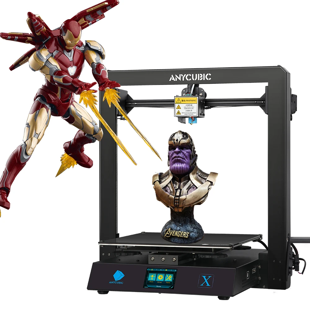 ANYCUBIC самый доступный большой площадь печати цифровой комплект 3d принтер машина