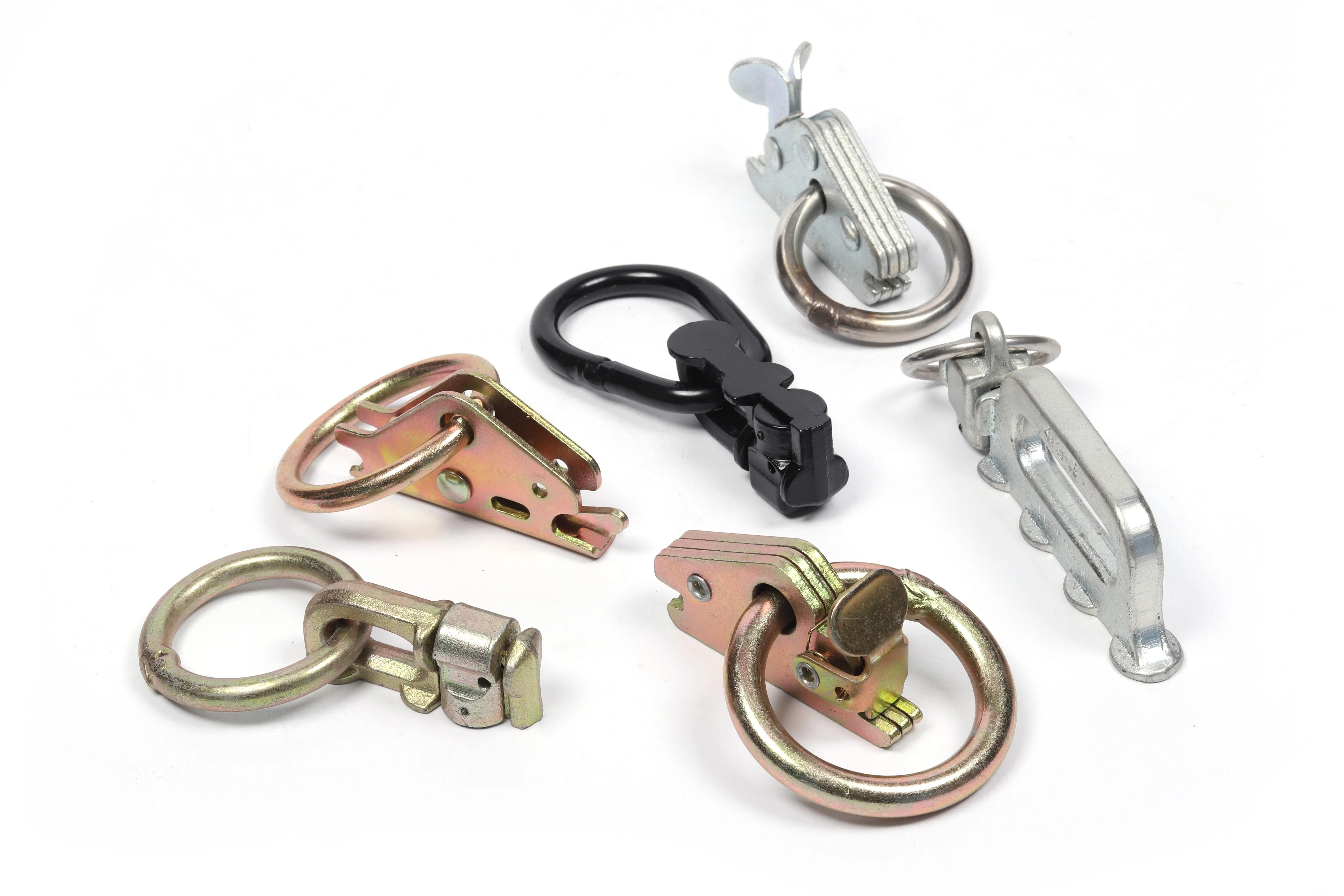 Stainless steel O-ring E track binding accessories for cargo binding belt ratchet