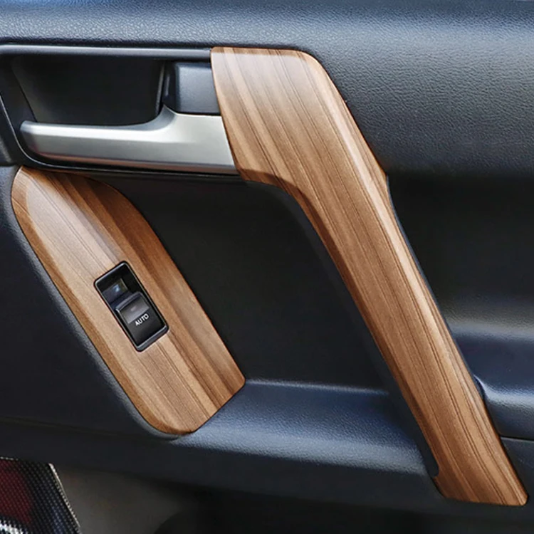 Auto Accessories Car Spare Parts Carbon Fiber Door Handle Dashboard Interior Upgrade Decorative Kits Trim for FJ150 Prado 14-21