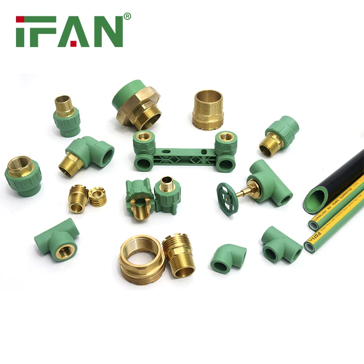 IFANPlus ISO 15874 Factory Outlet Water Tube Accessories Supplies Green Plumbing Fittings Plastic Pipe Fittings PPR