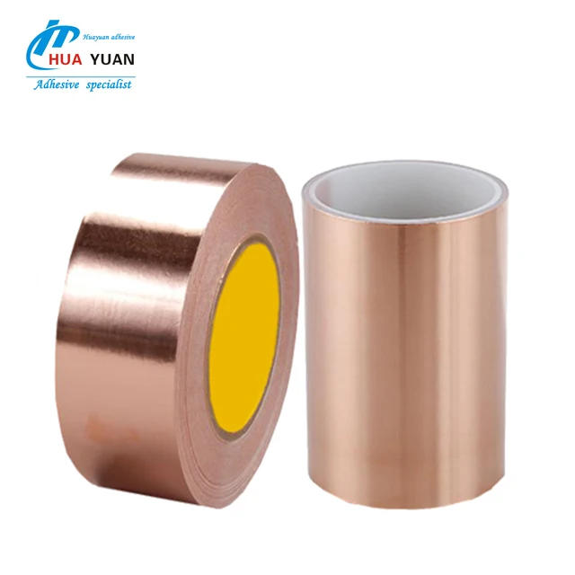 Double Conductive Adhesive Shielding Tape Slug Snail Paper Circuits Stained Glass Copper Foil Tape