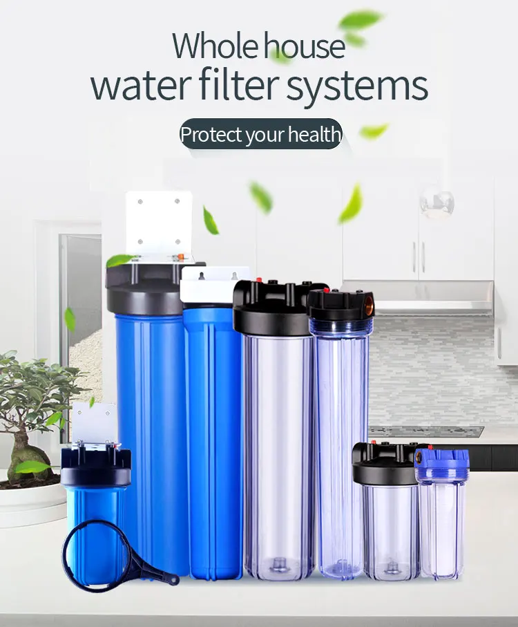
3 stage 20 inch water filter system water filter housing big blue single water filter cartridge housing 