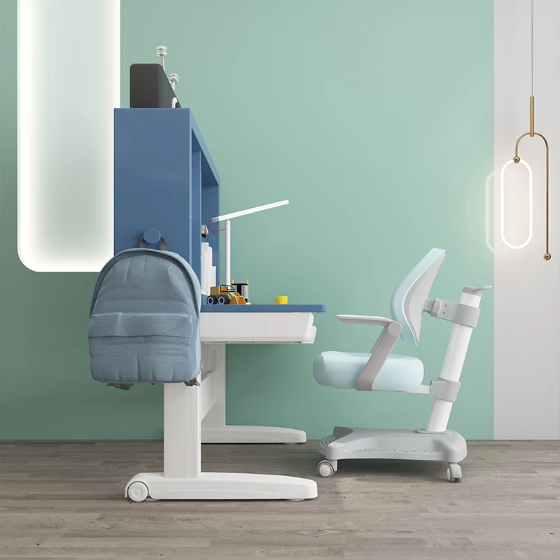2022 New Model adjustable study table for kids Ergonomic Children smart Kids study Desk for Children