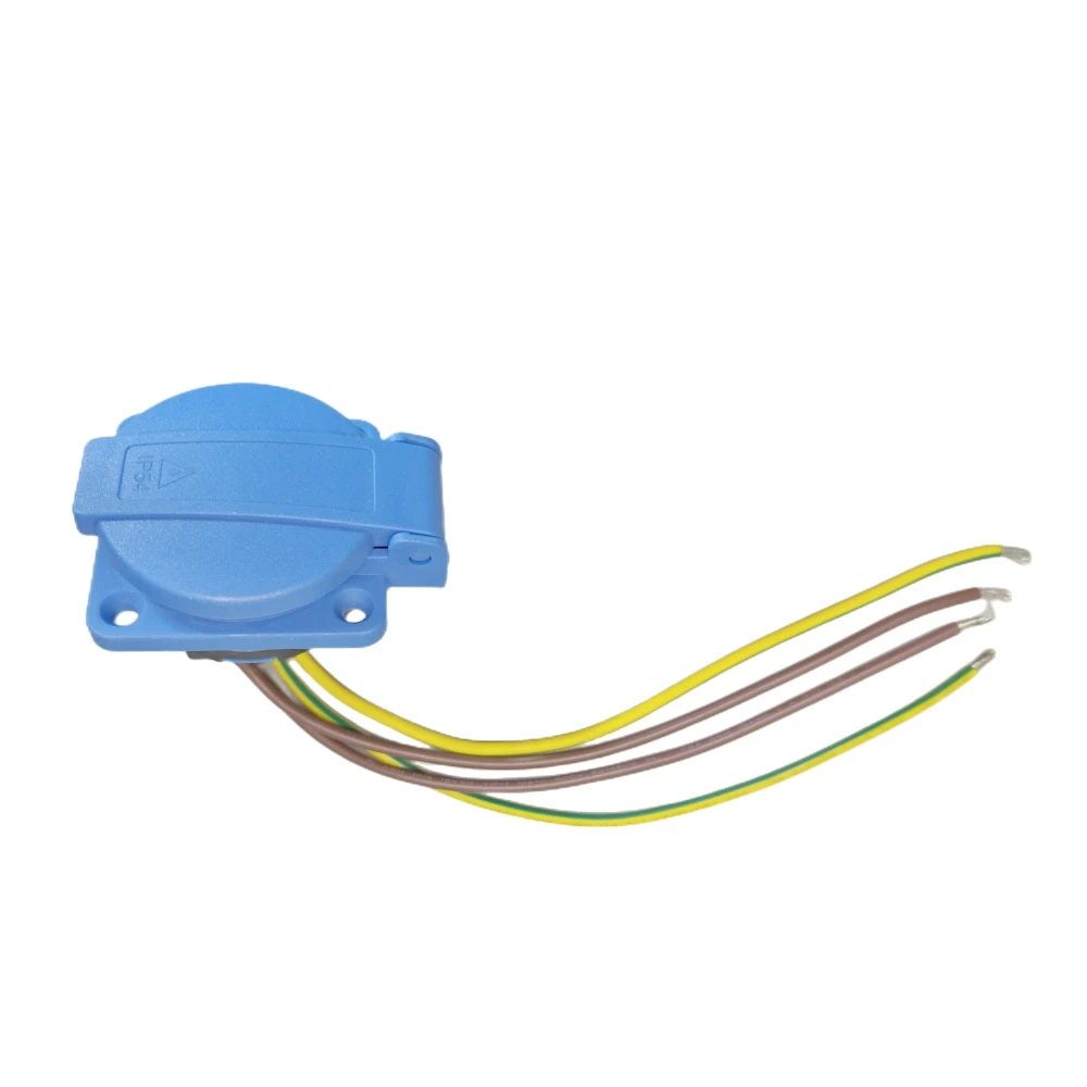 Male Industrial Sock Superior 110V 16A-32A Dust-proof IP44 Exquisite Three Holes Industrial Waterproof Socket For Factory