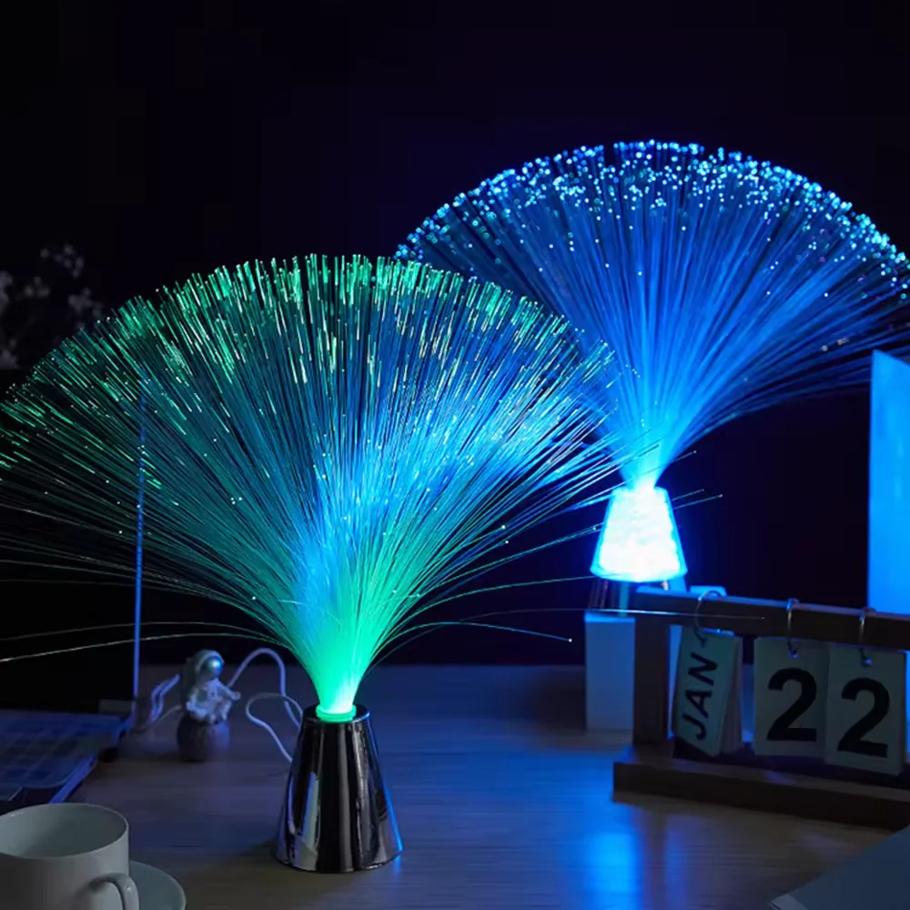 Wedding Holiday Festival Interior Decoration Night Lamp Multicolor Starry Sky Atmosphere LED Fiber Optic Light