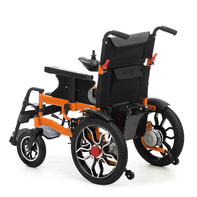New Best Selling Lightweight  Electric Wheelchair  Portable Folding Off Road Electric Wheelchair For Disable