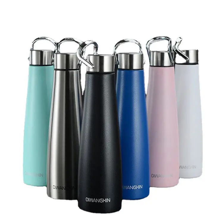 FOCUS Custom Logo Thermos Waterbottle Sport Water Bottle with Handle Thermal Vacuum Flask Promotional Gift Giveaway