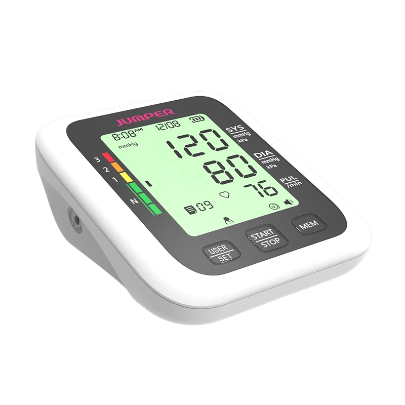 JUMPER HA100 Hot Sales Household Automatic Bp Machine Upper Arm Digital Blood Pressure Monitor